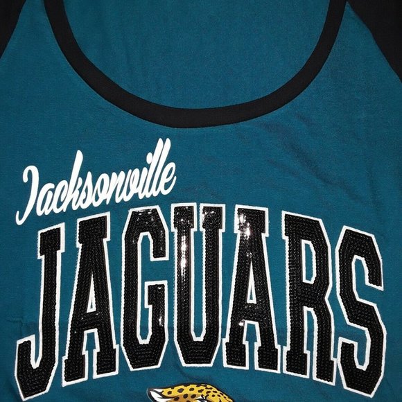 Jacksonville Jaguars NFL Team Apparel New Era Womens T-Shirt - Picture 4 of 4